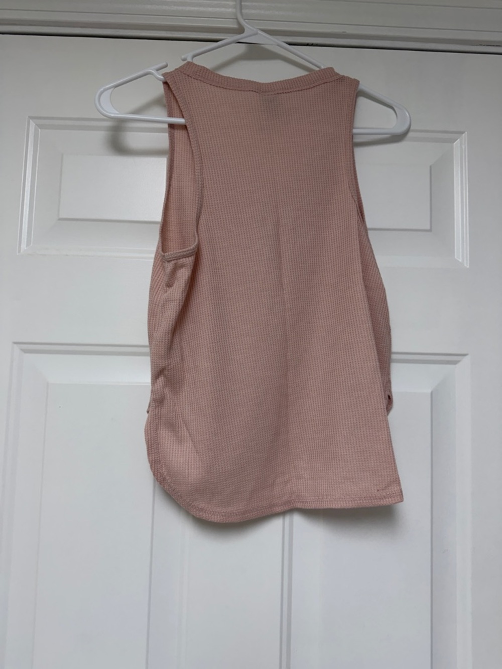 wild fable Blush Pink Waffle Henley Tank - Picture 3 of 4